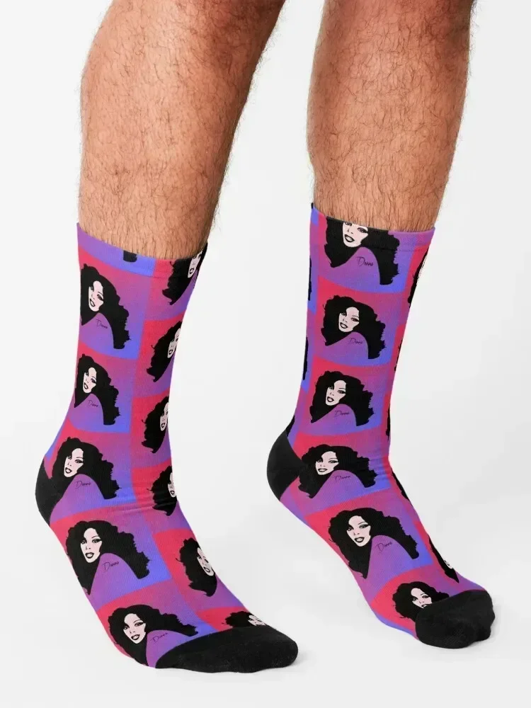 Donna Summer | Pop Art Socks FASHION hiphop designer cycling Socks For Men Women's
