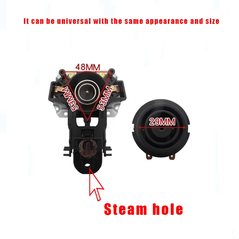 Electric kettle base temperature controller temperature control switch connector coupler socket steam hole