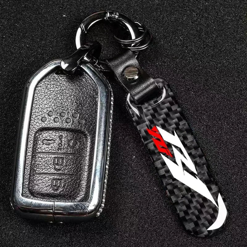 1PCS For Yamaha YZF-R1 YZFR1 YZF R1 Motorcycle Accessorie Motorcycle Keychain Keyring Carbon FiberHigh-Grade