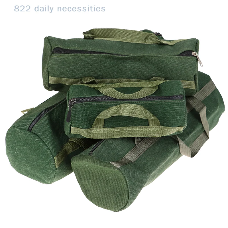 

convenient1pcs Durable Thicker Canvas Tool Pouch for Electrical Tool Storage Organizer Bag