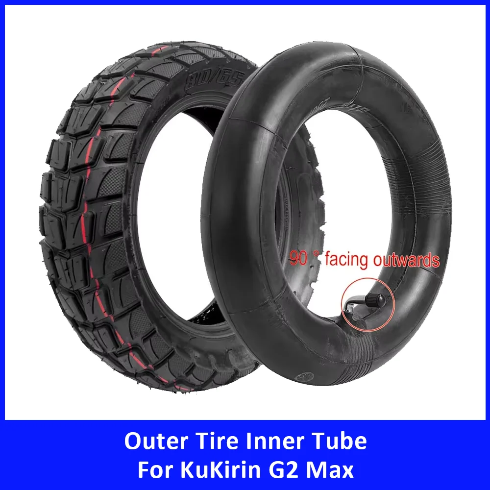 80/65-6 Outer Tire 10×3.0/255x80 Inner Tube for Kugoo KuKirin G2 Max Electric Scooter Accessories Tyre Wheel Replacement Parts