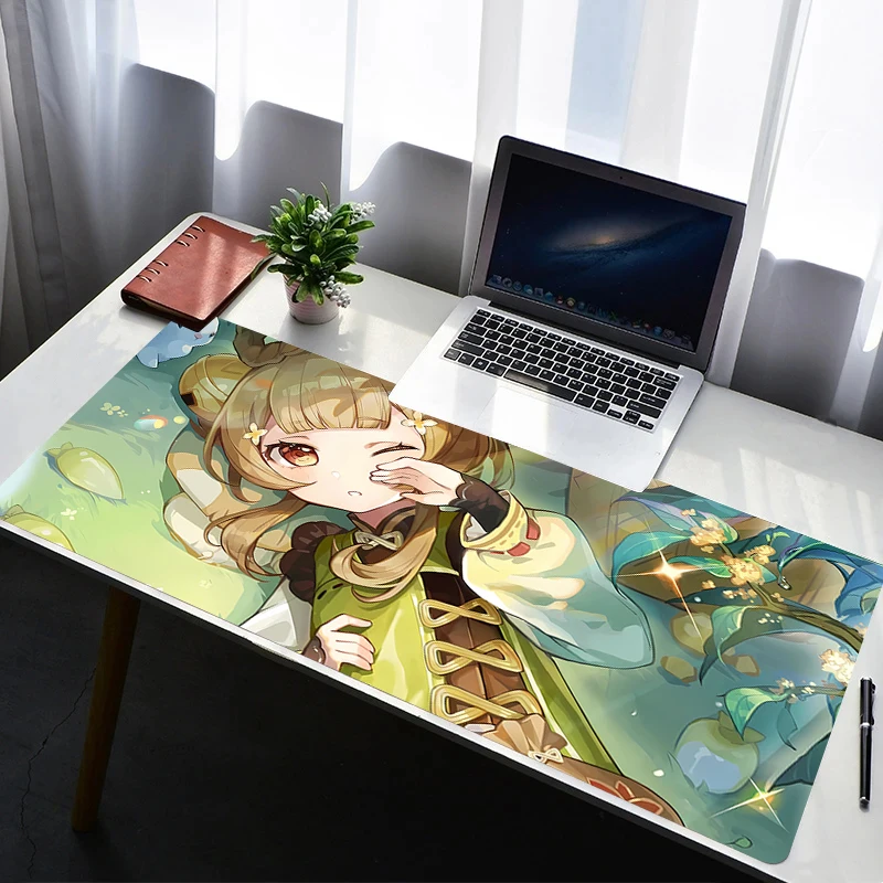 

Mouse Pad Laptop Non Slip Extended Desktop Mouse Mat PC Anime Keyboard Pad G-genshin Impact Yaoyao Gaming Accessories Mousepad