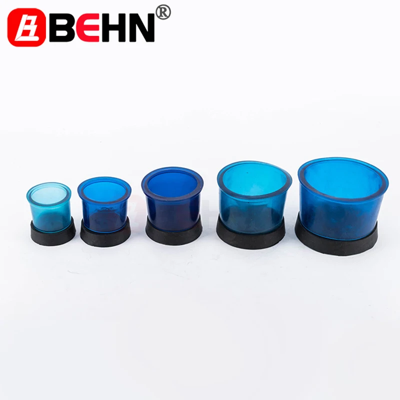 5Pcs Dental Casting Investment Ring Lab Blue Plastic Models Embedding Ring Wax-embedded Circle Centrifugal Casting Cup