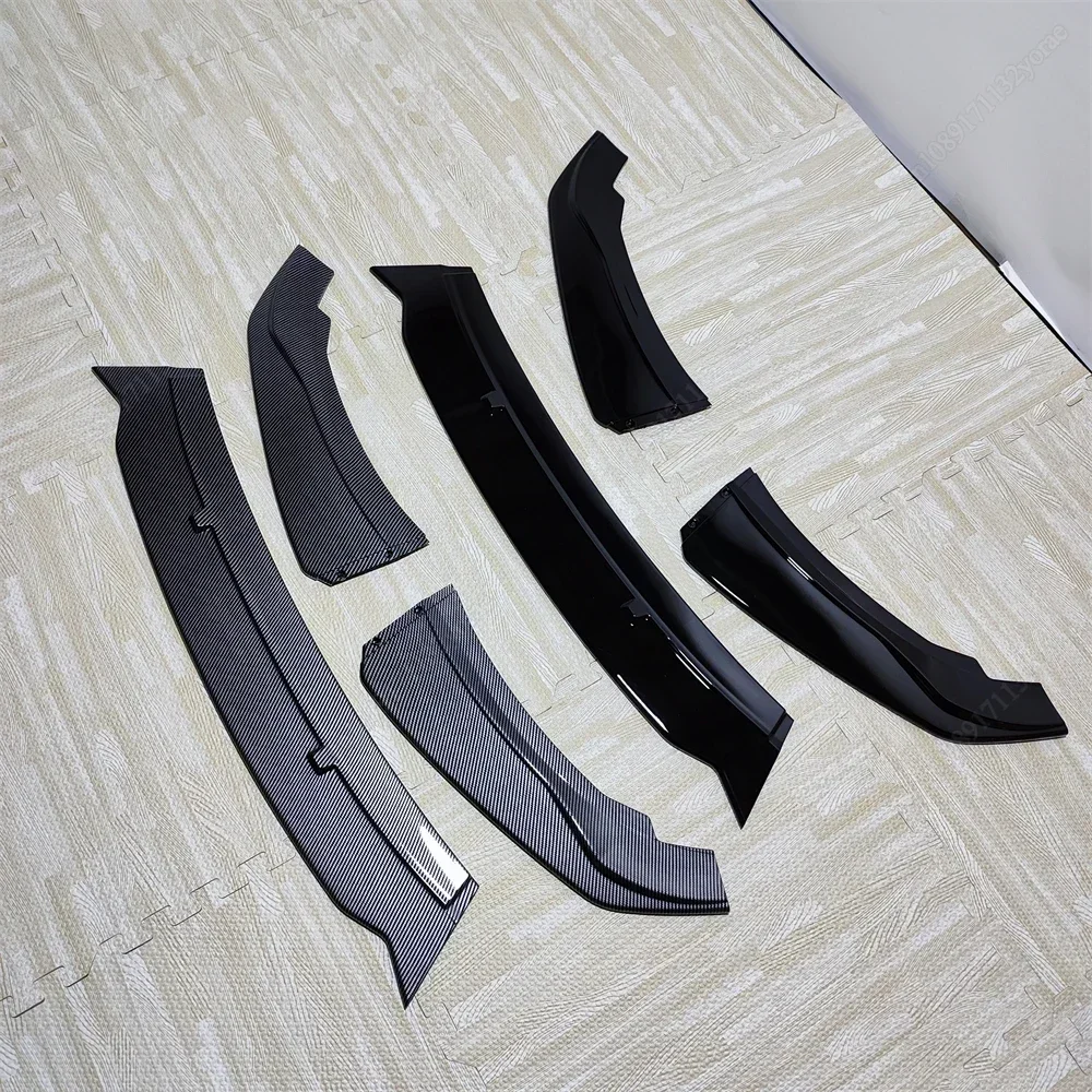 3Pcs For BMW 1 Series F20 F21 116i 118i 120i 2011-2019 Car Front Bumper Lip Spoiler Splitter Diffuser Accessories Body Kit Cover