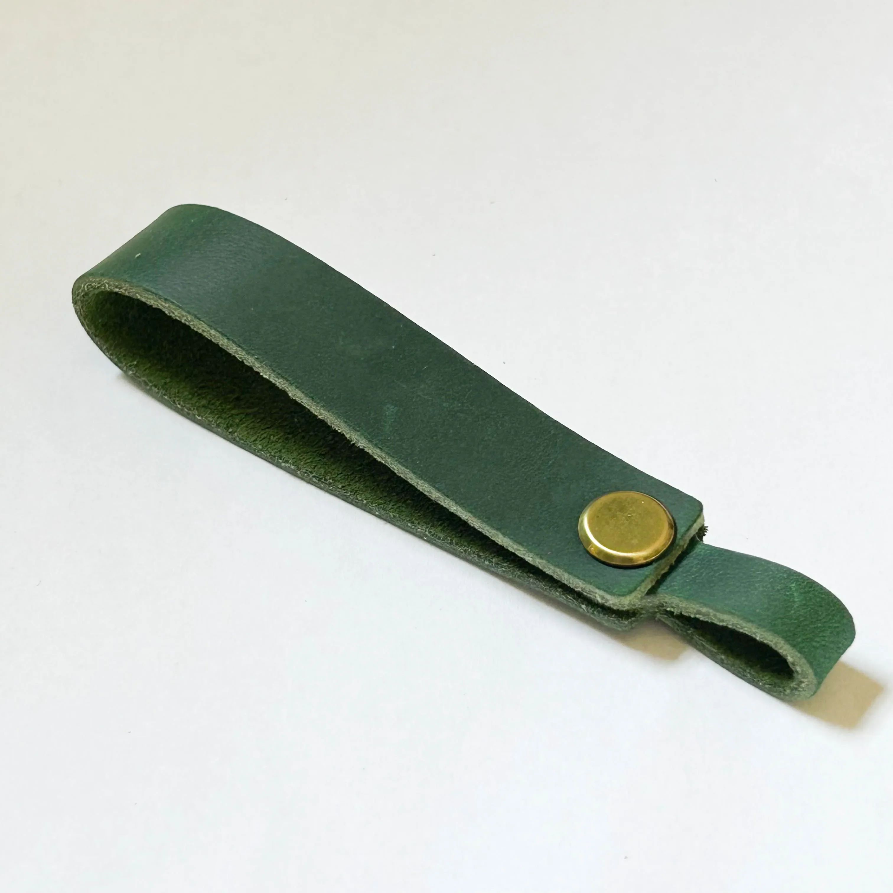Personalized Minimalist Design Leather Keychain