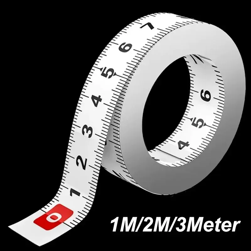 1-3Meters Self-Adhesive Measuring Tape Carbon Steel Forward Tape Ruler Mechanical Table Saw Metric Scale Ruler Measuring Tool