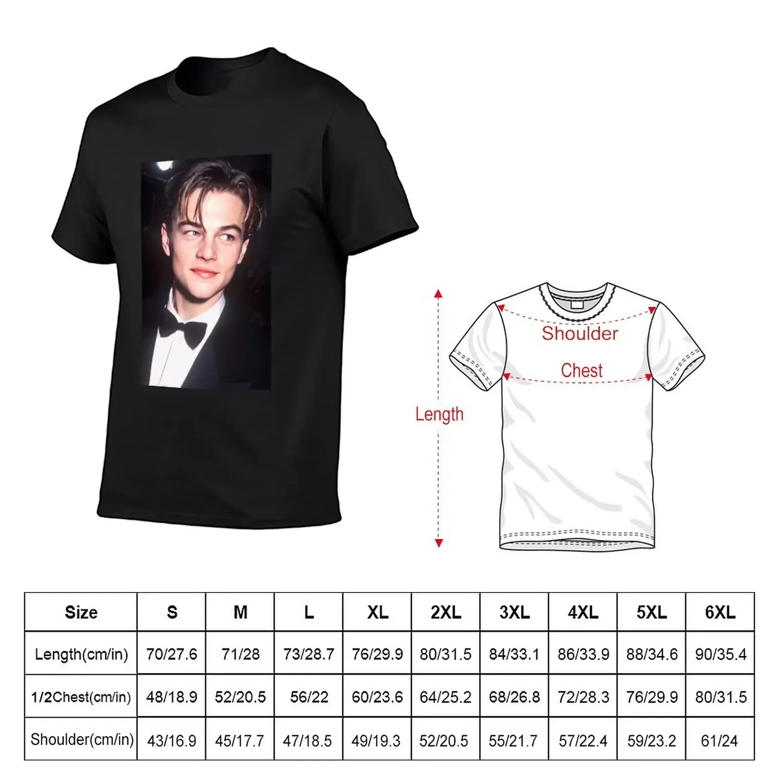 Young Leonardo DiCaprio Design T-Shirt animal prinfor boys graphics mens t shirts casual stylish