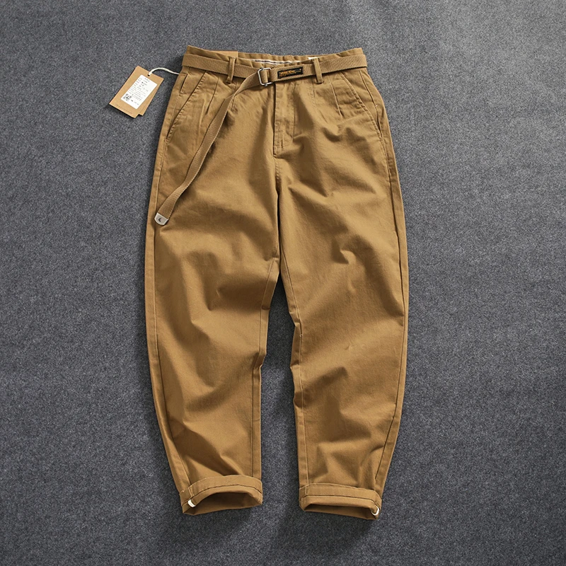 CityBoy Stylish Tapered Straight Smart Chino Pants | Twill Woven 5-Pocket Design | Cotton Stretch Casual Trousers for Men
