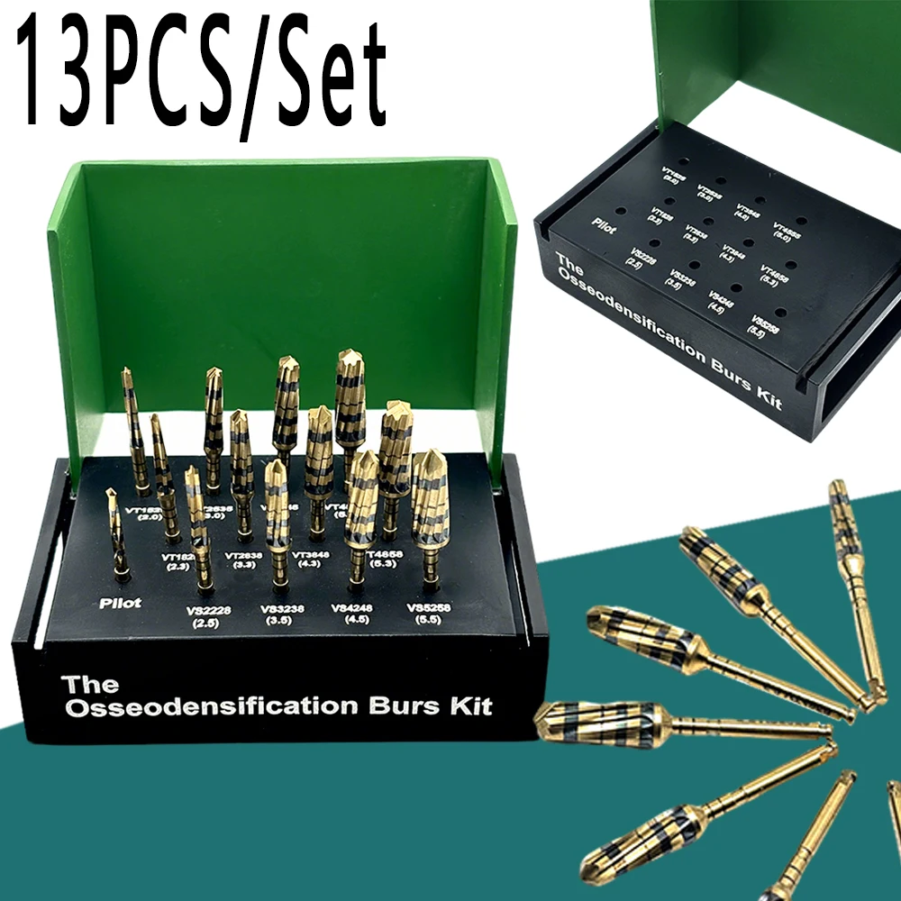 Complete Dental Implant Surgical Kit Burs Drills Drivers Sinus Lift Instruments for Implant Placement and Oral Surgery
