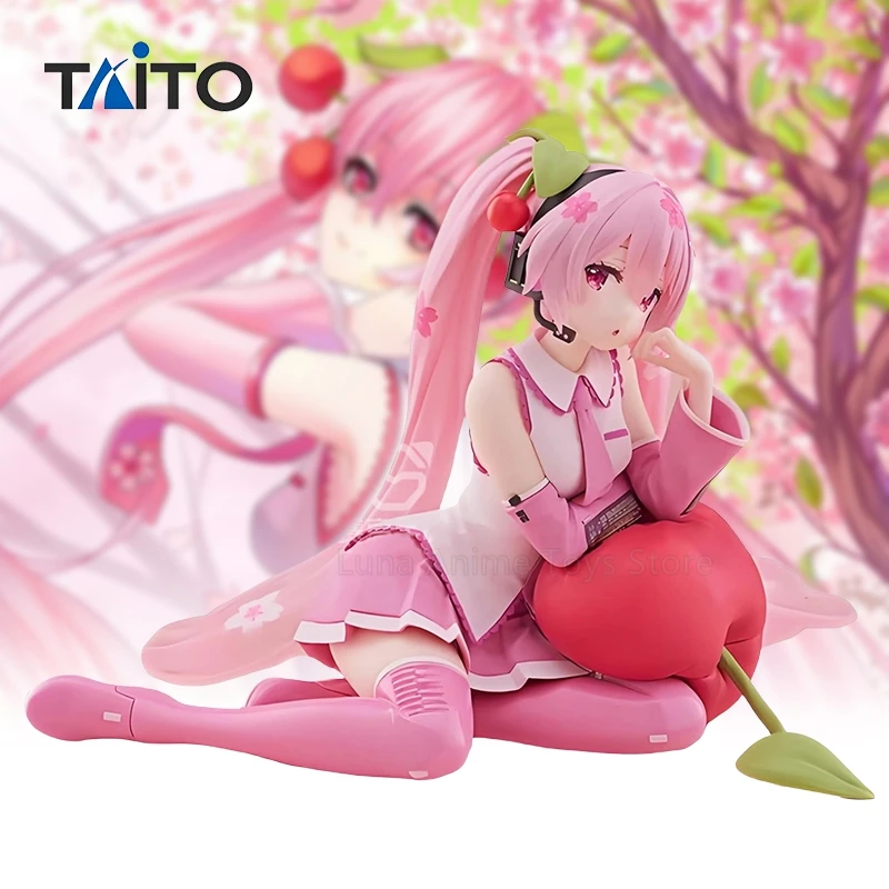 オリジナルタイトー-vocalold-初音ミクアニメフィギュアさくらガールかわいいデスクトップ装飾品-pvc-モデルコレクション人形おもちゃ卸売