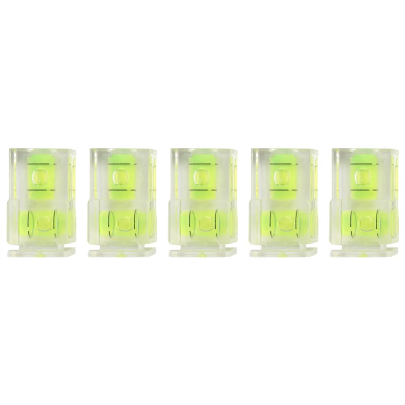 

M05K 20 Pack Hot Shoe Level,Hot Shoe Bubble Level Camera Hot Shoe Cover 2 Axis Bubble Spirit Level For DSLR Film Camera Canon