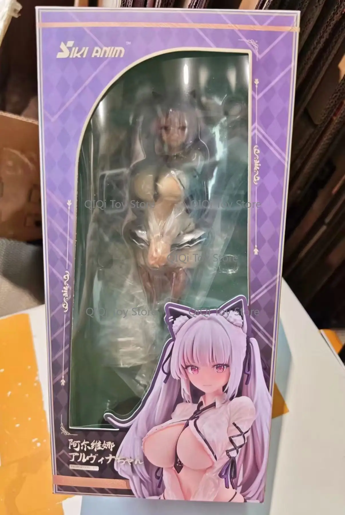 

in stock Original Painting Original Alvina 1/7 Hand-made Beautiful Girl Desktop Case Ornament