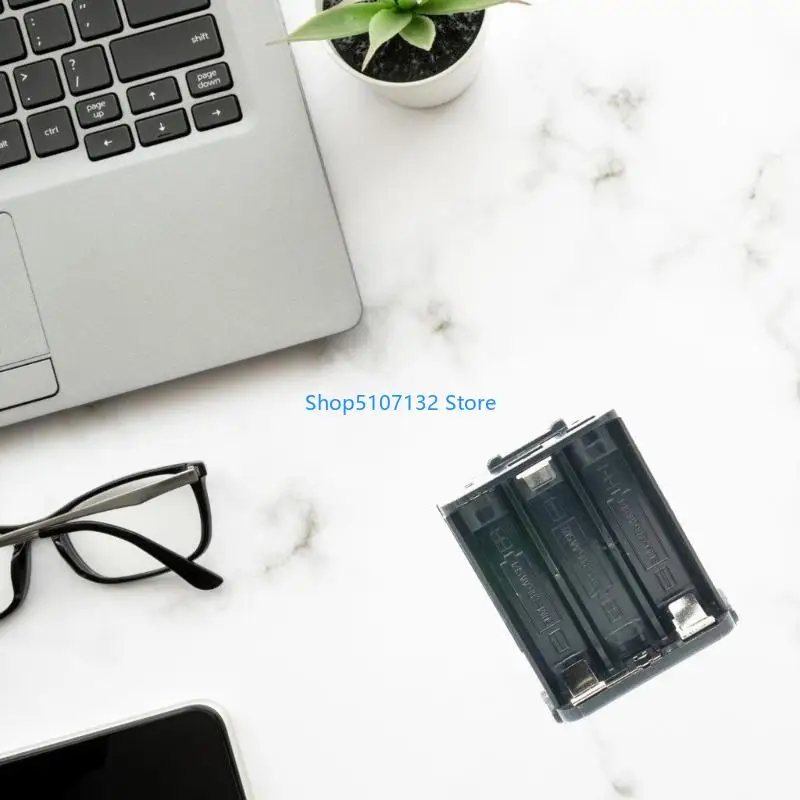 87HD Battery Storage Cover Box Plastic Case Holder Equipment Assembly 6 Slot LR06 Battery