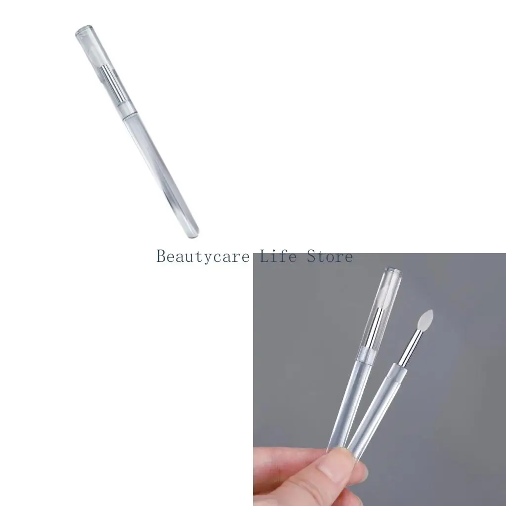 

652C Professional Art Silicone Brush for Easy Application of Mirror Powder