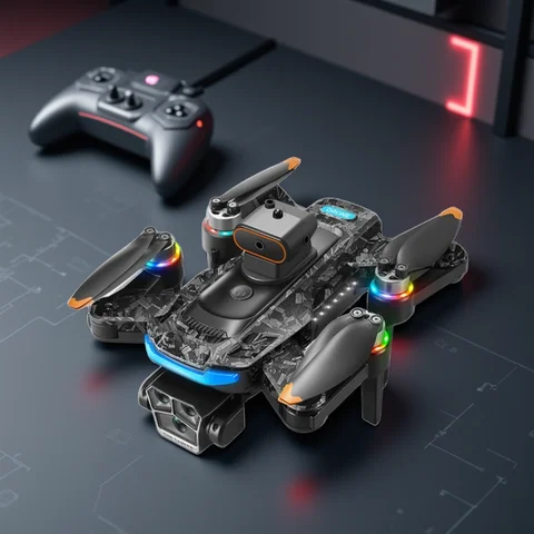 Per Xiaomi A14 Pro Max GPS Brushless 8K Tre telecamere per evitare ostacoli Pieghevole Quadcopter RC con schermo Distanza Drone Giocattoli