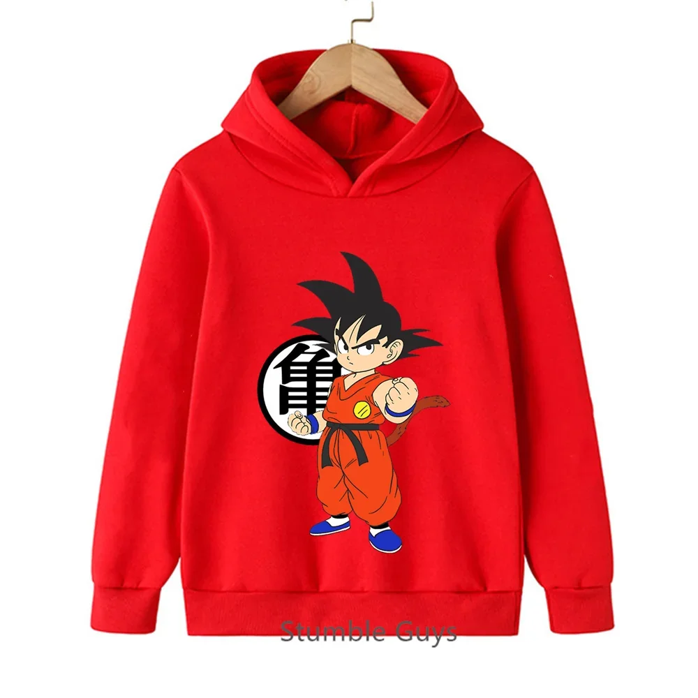 Dragon Ball Kid Goku Turtle House Symbol Print Hoodie Kinder Jungen Mädchen Pullover Kapuzenpullover Anime Kinder Streetwear Oberteile – Detail 2