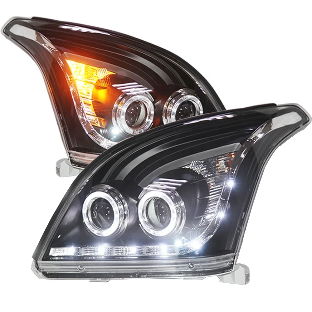 Led Headlight For 2003-2008 Year Prado FJ120 LED Black Housing