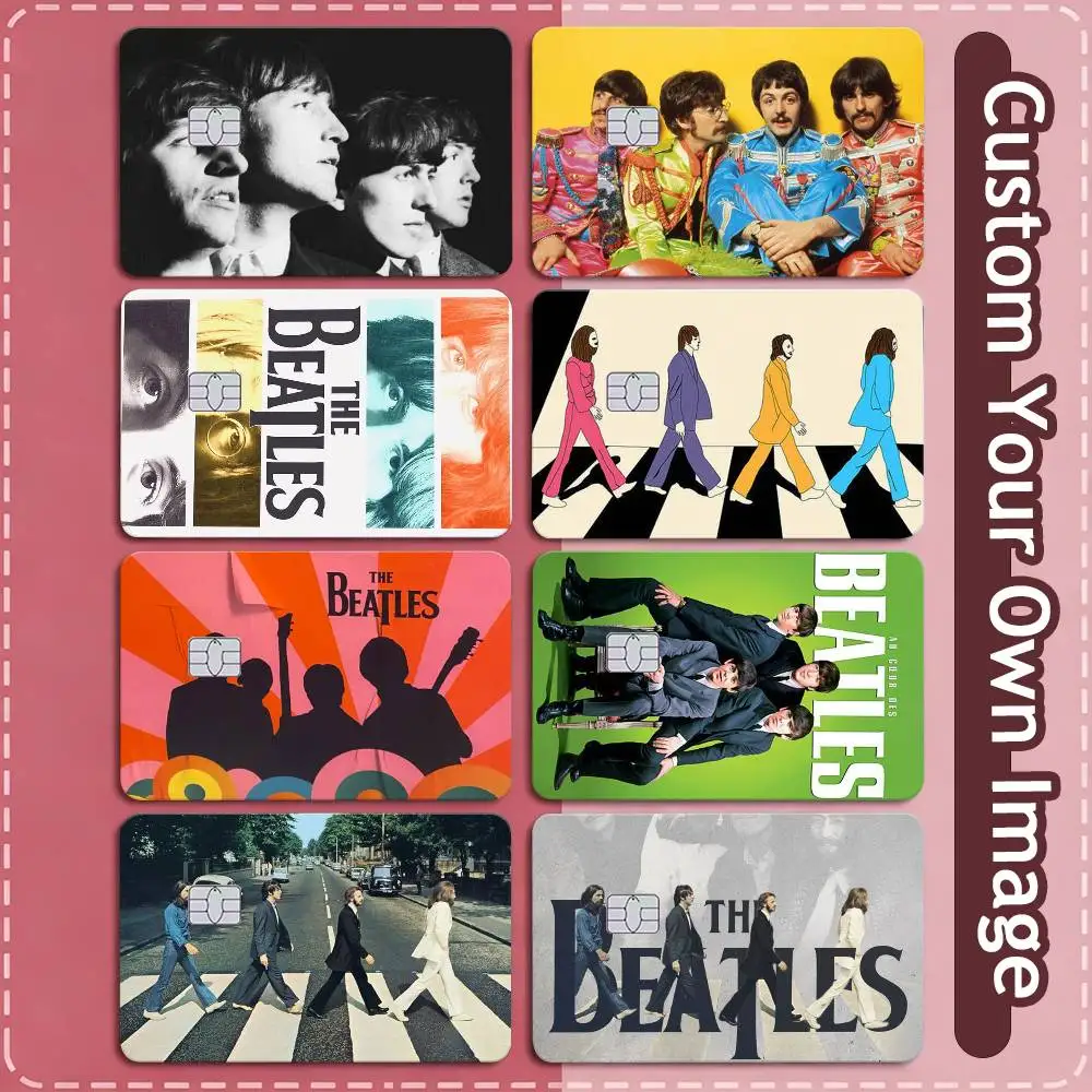 A-The B-Beatles  Credit Card HD Stickers Game Card Decal Small Chip Waterproof Sticker Gift