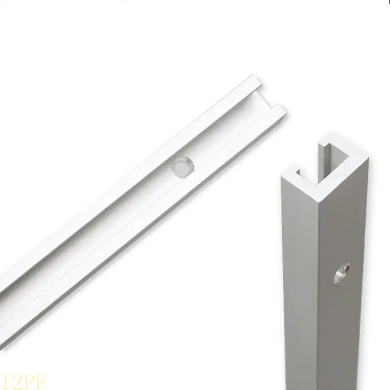 12PF T-Track T-Slot Miter Jig Tool Screw Fixture Aluminum Table Cutter Router Chutes Woodworking Tool Accessories