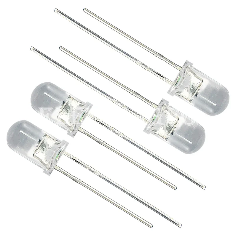 Clear LED Light Emitting Diode Lamp Bulb Round Top RGB fast/slow flashing 3mm/5mm Alternating colorful F3/F5 Indicator