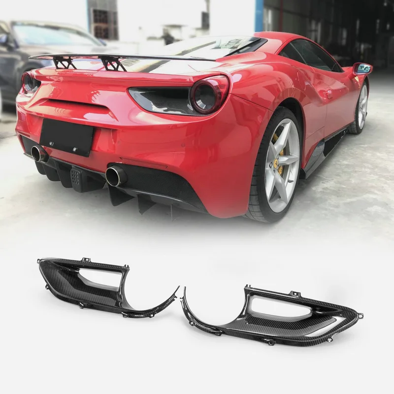 

For Ferrari 488 GTB N Type Rear Light Surround (Also Fits Spyder)，Rear End Styling Trim Component，Premium Exterior Upgrade