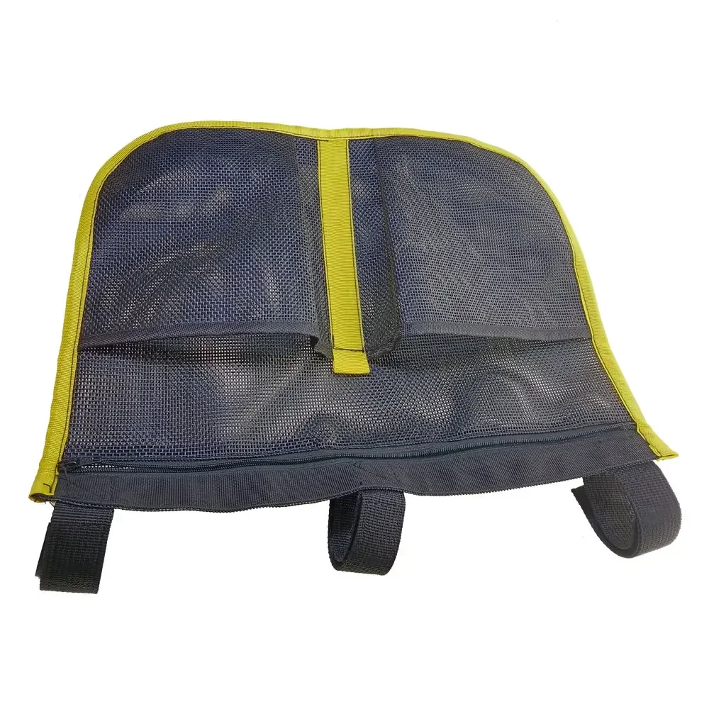 Anti-UV Boat Fishing Dock Rail Mesh Pouch Storage Bag for Kayak Marine Yacht Boat Fishing Handrail Stash Pocket