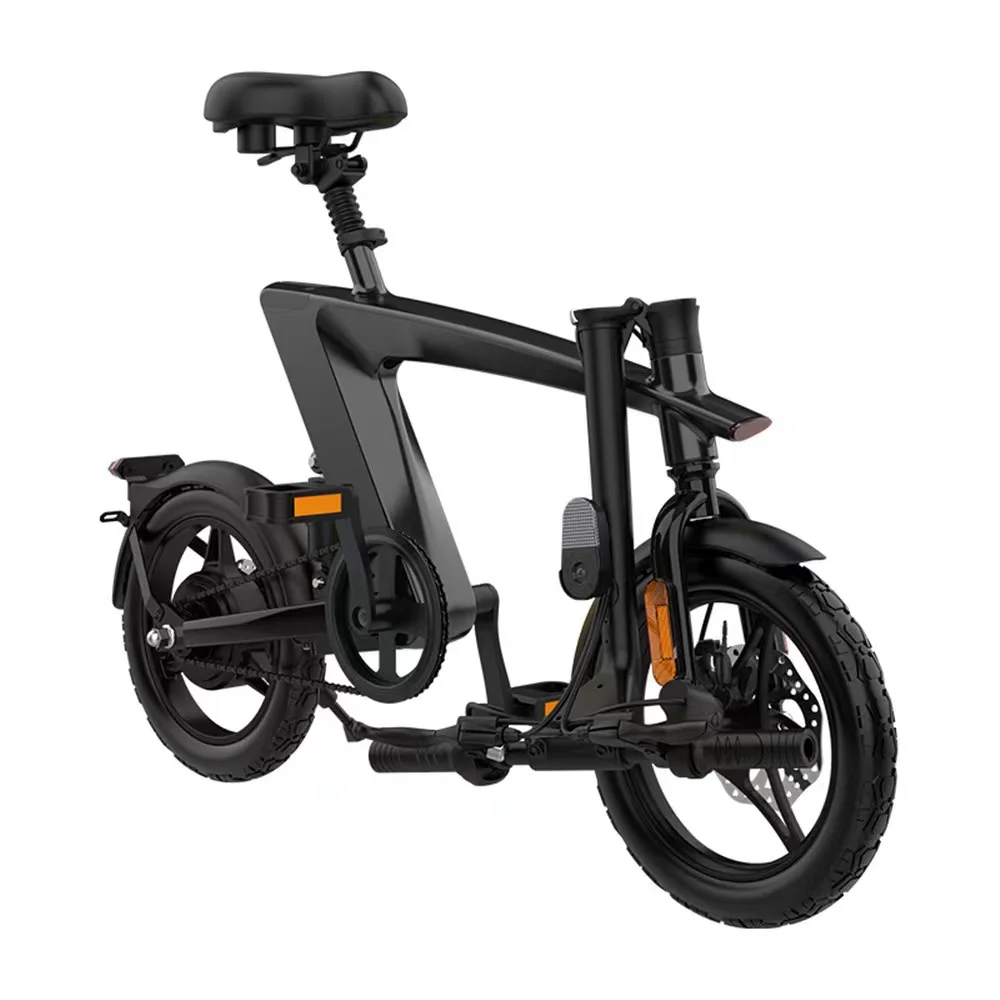 Portable Foldable Scooter H1 Power Assisted Electric Bicycle Popular In Europe And America, 14 Inch Mini Foldable Scooter