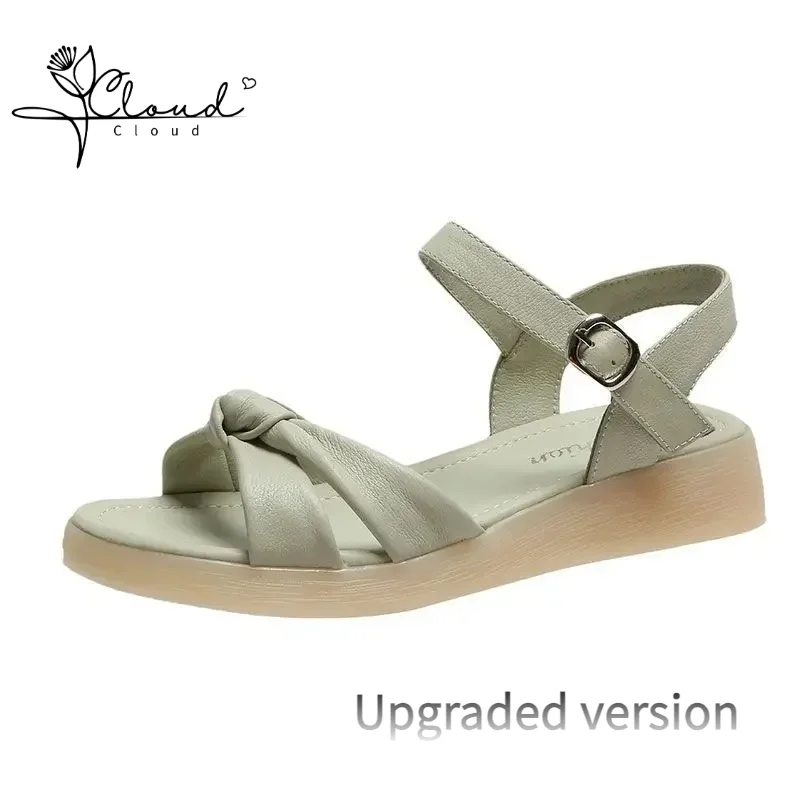 

Outdoor Soft Sole Sandals for Women Shoes Comfortable and Anti Slip Cow Muscle Sole New Summer Super Hot Flat Exquisite