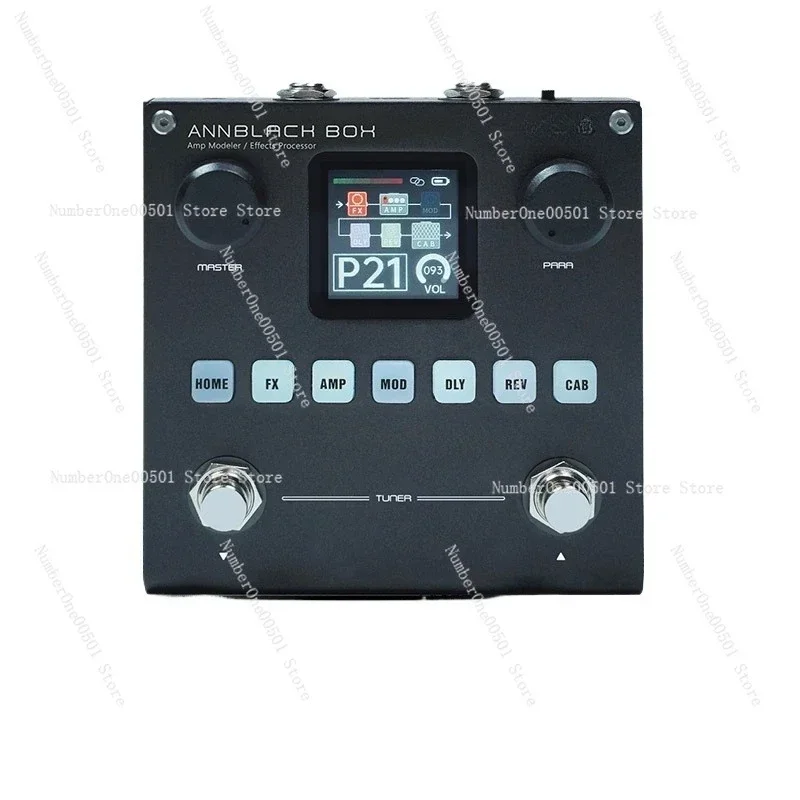 Guitar Bass Multi Effects Pedal Blackbox Amp Simulator Audio Interface for Recording