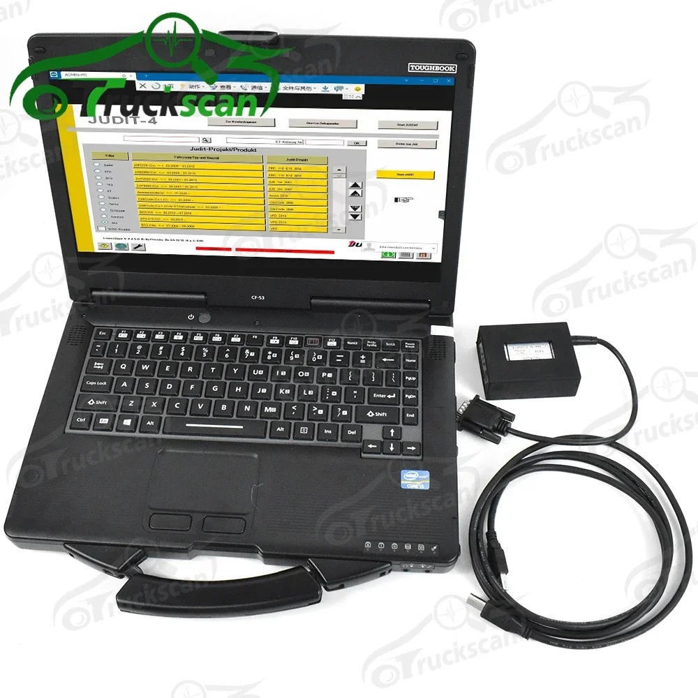 V4.37 Gabelstapler-Diagnosetool für Jungheinrich JUDIT 4, Inado-Box, Diagnosescanner-Kit, Inkubado mit F110-Tablet, JUDIT-Teile