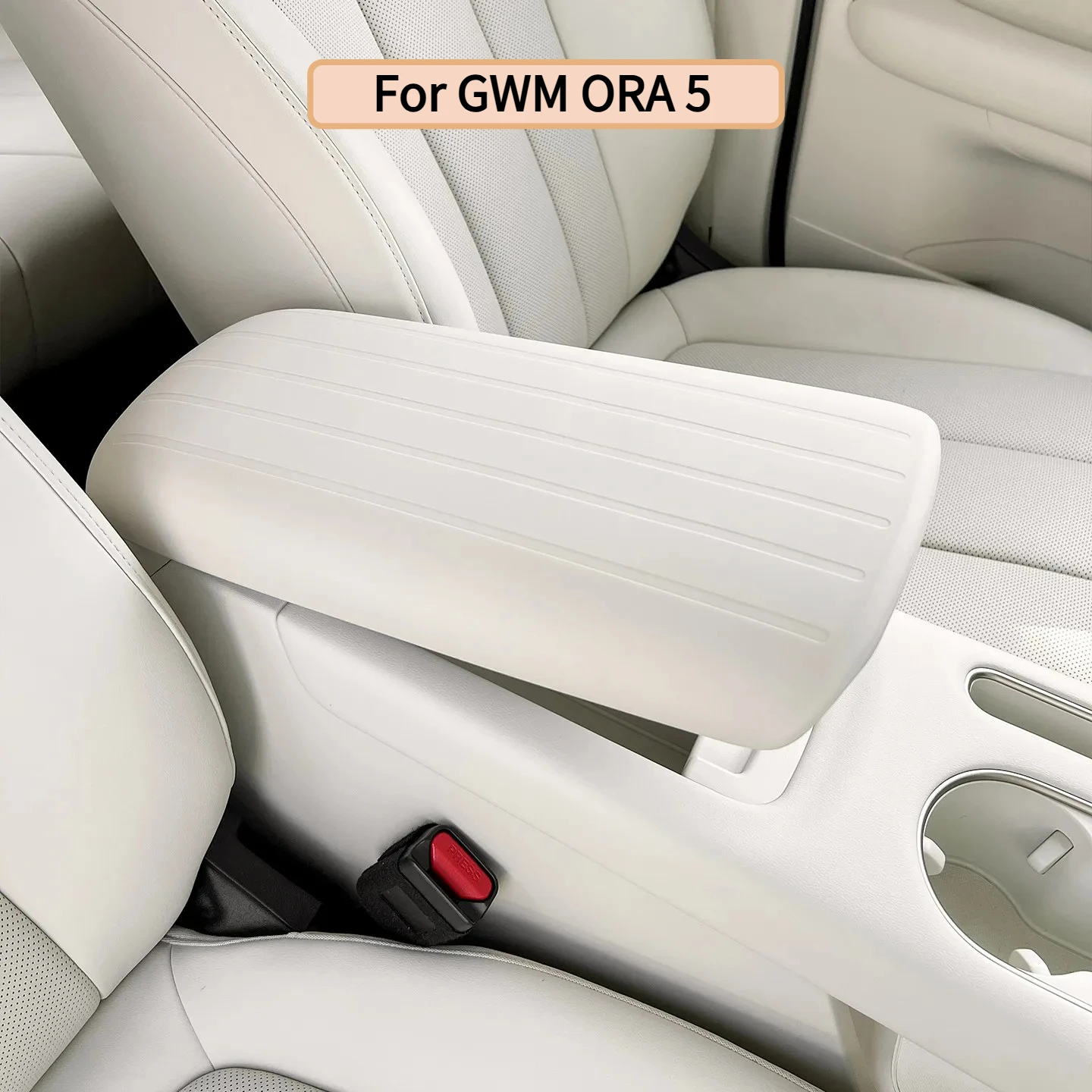 Center Console Armrest Cover Silicone Anti-scratch Armrest Box Cover For GWM ORA 5 2026 Protector Interior Trim Accessories