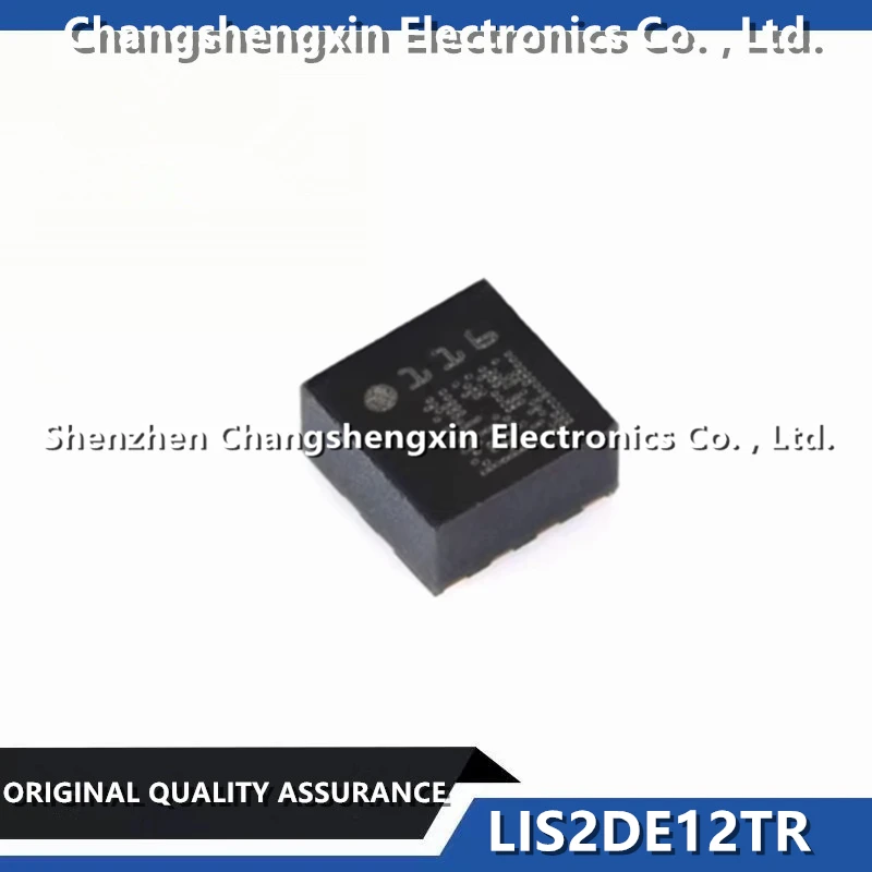 10-20 Pieces LIS2DE12TR 3-Axis MEMS Accelerometer Sensor X, Y, Z Axis I2C, SPI Output Type 0.5Hz ~ 2.69kHz 12-LGA