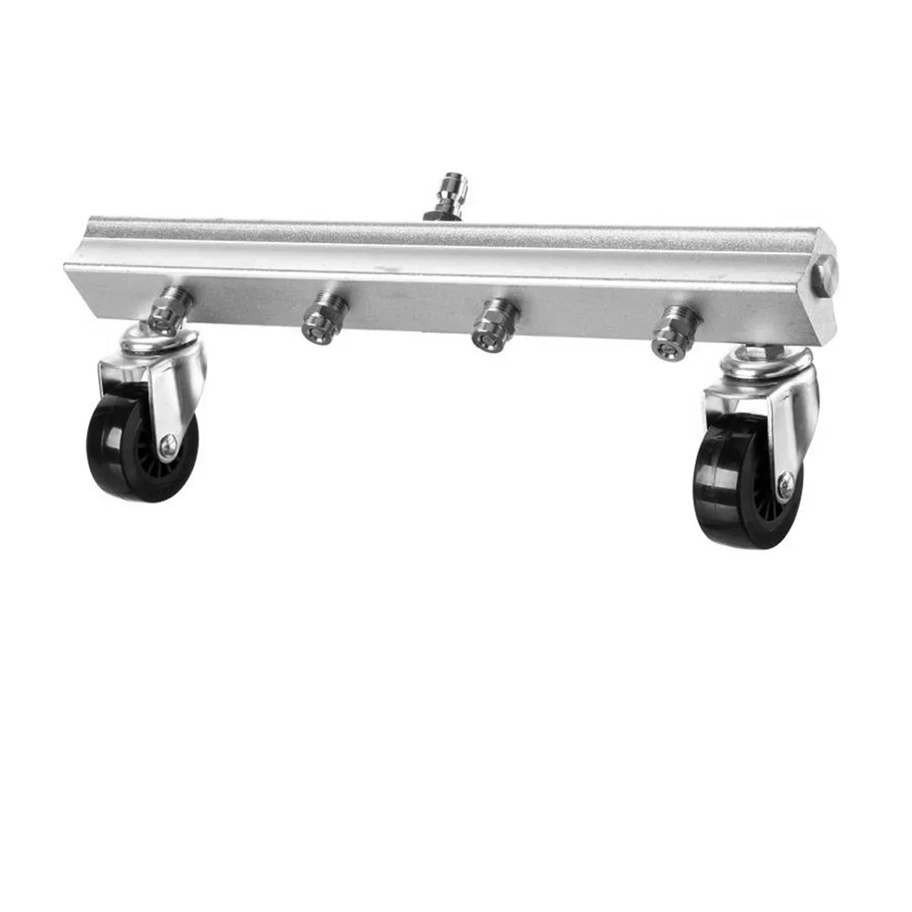 고압 바닥 청소 브러시 4 노즐 금속 롤러 세척기 바닥 표면 세척 청소 장비