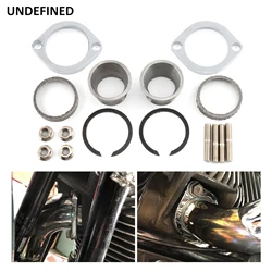 Stainless Motorcycle Anti-Reversion Drag Pipe Exhaust Power Torque Cones For Harley 1 3/4” Pipes EVO Models Twin Cam