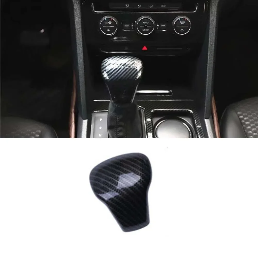 

Carbon Fiber ABS Trim For VolkswagenTeramont 2017-2020 Car Gear Shift Knob Head Cover Styling Auto Molding