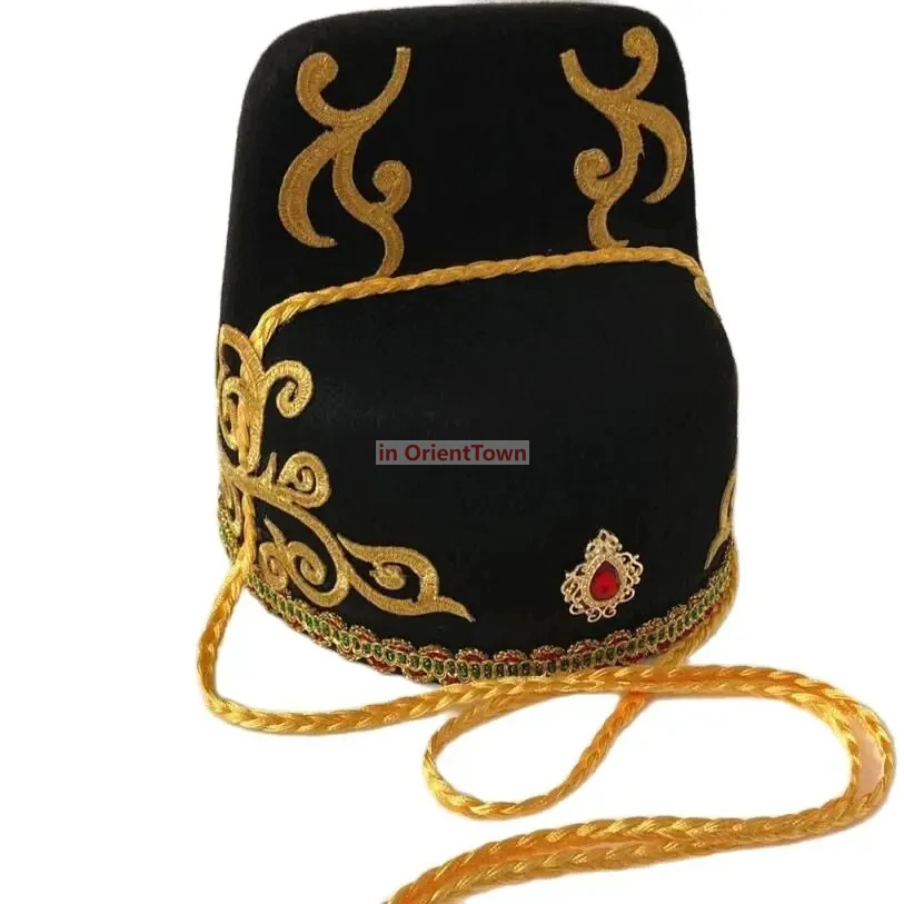 Offizier Charakter Performance Zubehör Chinesische alte königliche Guarder Cap Männer Hanfu Hut Cosplay Prop TV Film Hüte