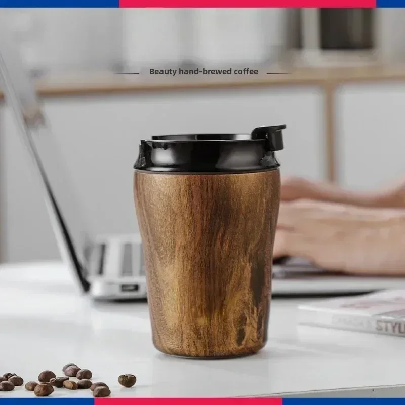 Coffee Cup Ceramic Large Capacity Insulated Cup Retro High Beauty Accompanying