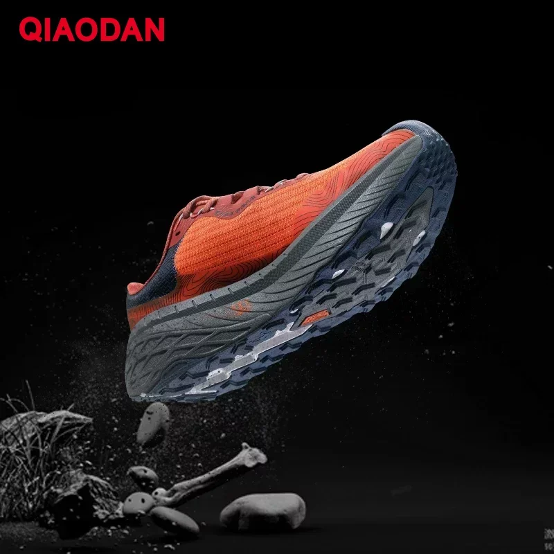 QIAODAN-Sapatos de caminhada respiráveis para homens, tênis masculinos, casuais, escalada, caminhada, anti-escorregadio, alta qualidade, novo, 2023, FM13230711