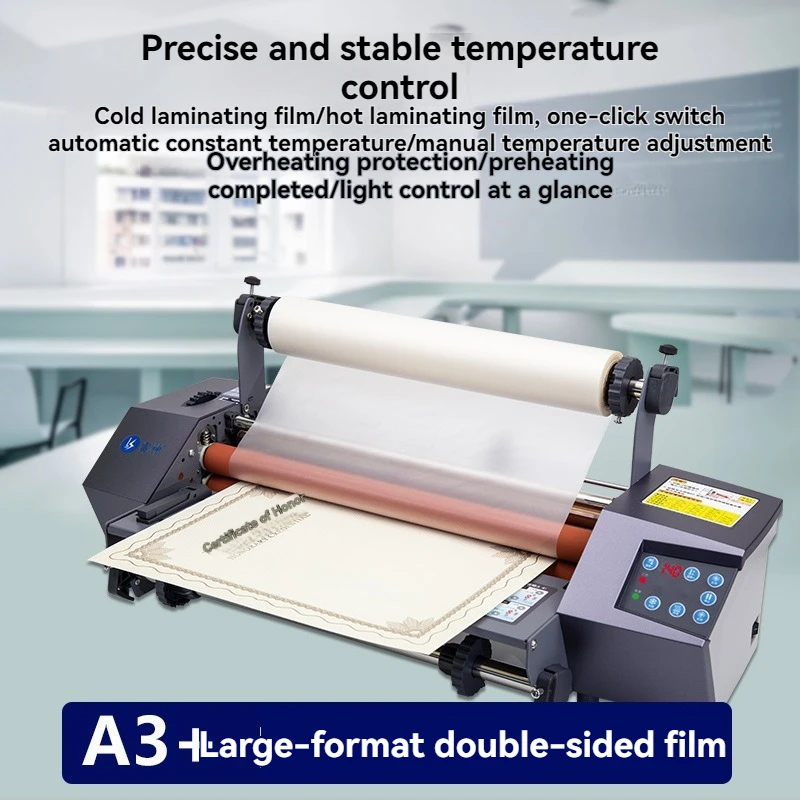 A3+fully Automatic Laminating Machine, Hot Laminating Machine, Photo File Laminating Machine For Home And Office Use, Single And