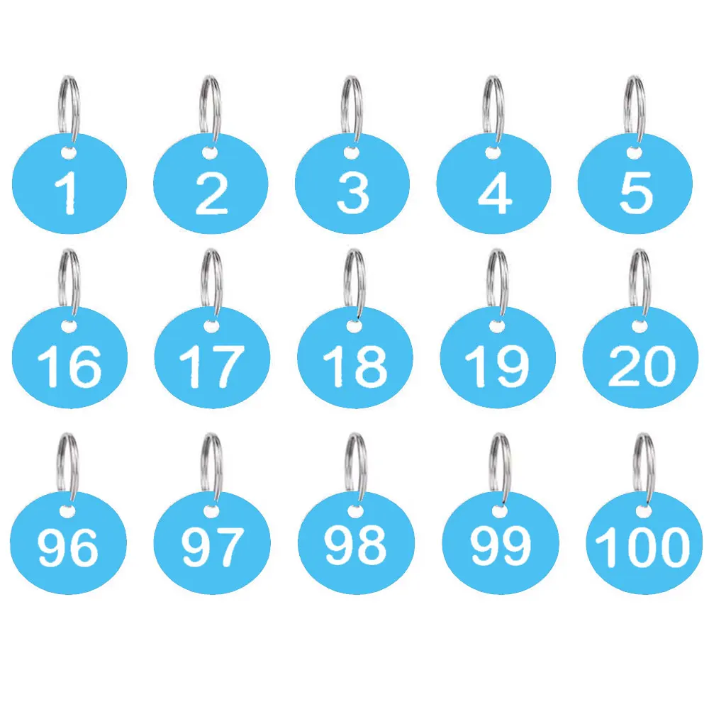 GEKTIMER Aluminium Number Plate Number Label Husbandry Beehive Tag Beekeeping Box Sequential Numbers Animal Livestock Marker