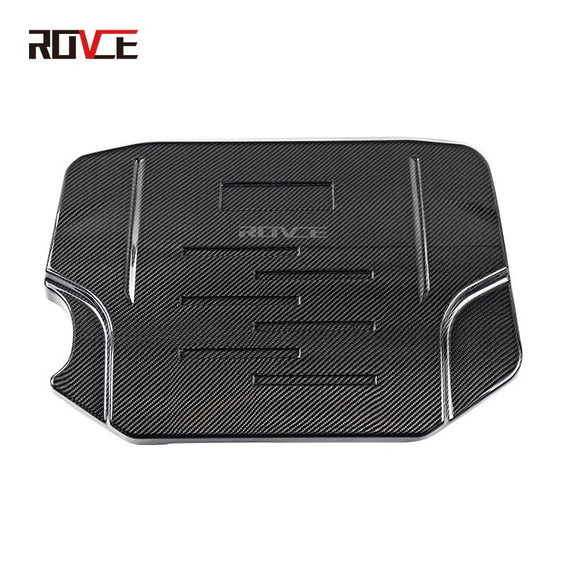 Carbon Fiber Engine Protective Cover For Land Rover Defender 2020-2024 Engine Cover