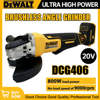 Dewalt DCG406 125/100mm Cordless Brushless Angle Grinder 9000RPM Cutting Machine Polishing Machine For 20V Lithium Batteries