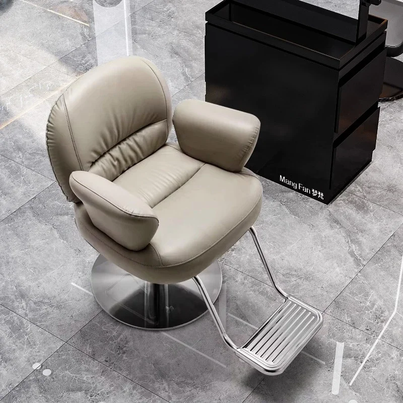 

Speciality Barber Chairs Hairdresser Aesthetic Waiting Barber Chairs Facial Roulette Silla Giratoria Salon Furniture YQ50BC