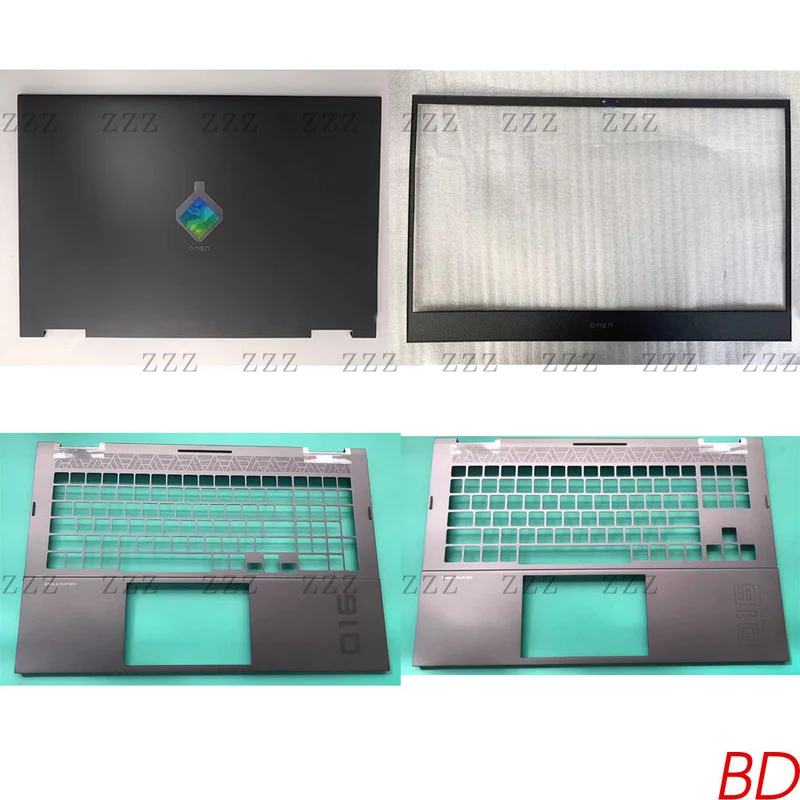 ZZ For HP OMEN 7 16-B TPN-Q265 Screen Back Cover Palmrest Bottom Case Cover Shell