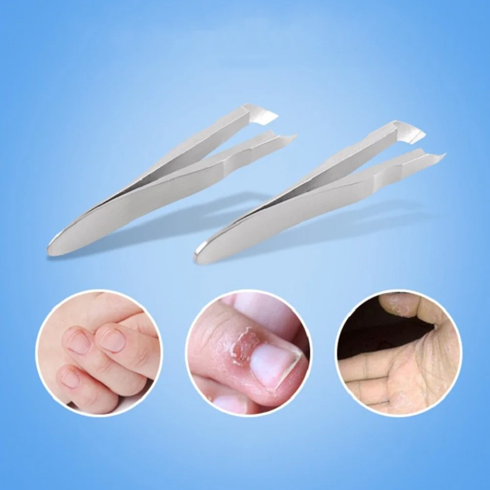 ステンレス鋼の角質除去剤キューティクルプッシャーキットネイルケア用ポータブル軽量マニキュアペディキュアツールホームサロン使用