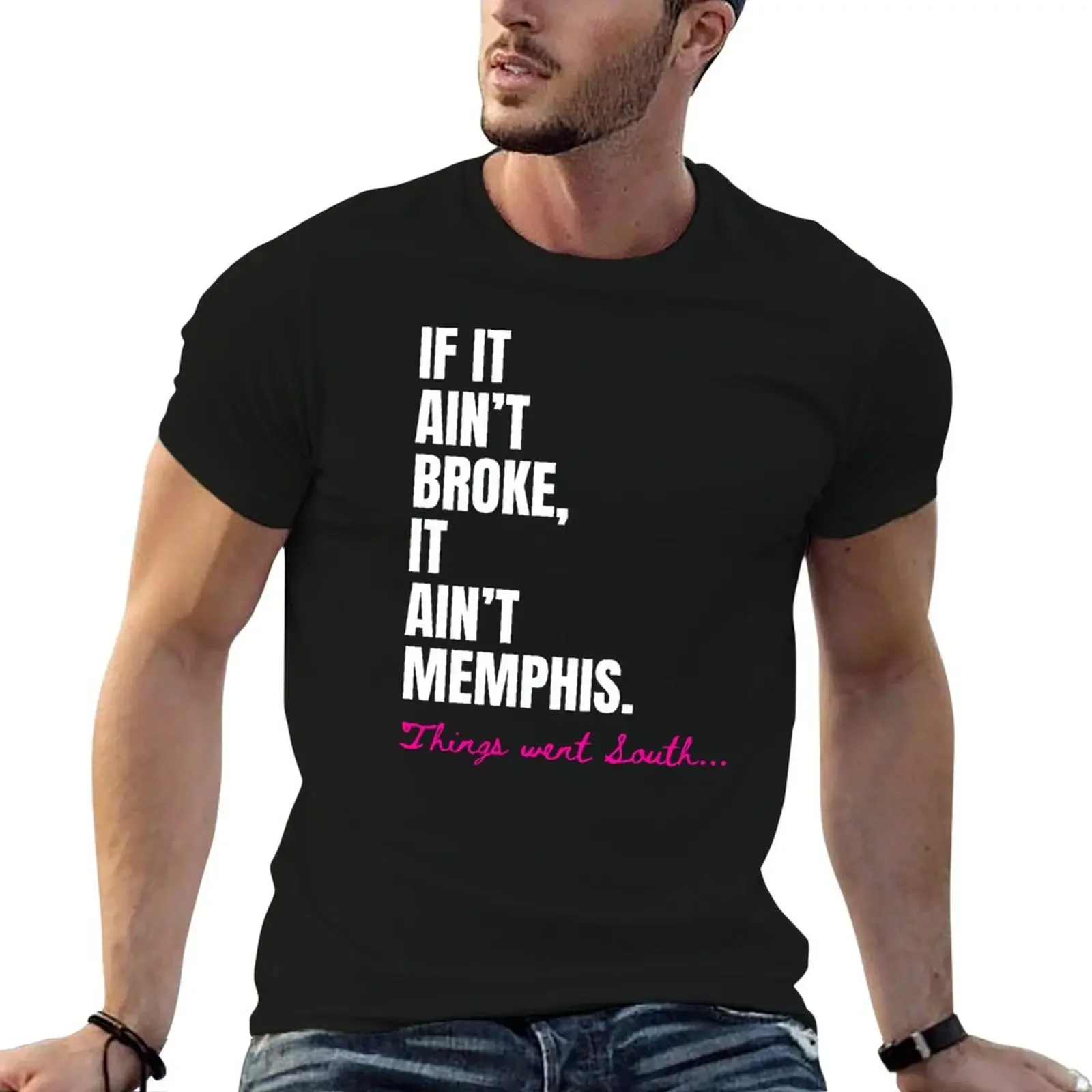 

Broke as Memphis T-Shirt man t shirt summer 2025 shirts men