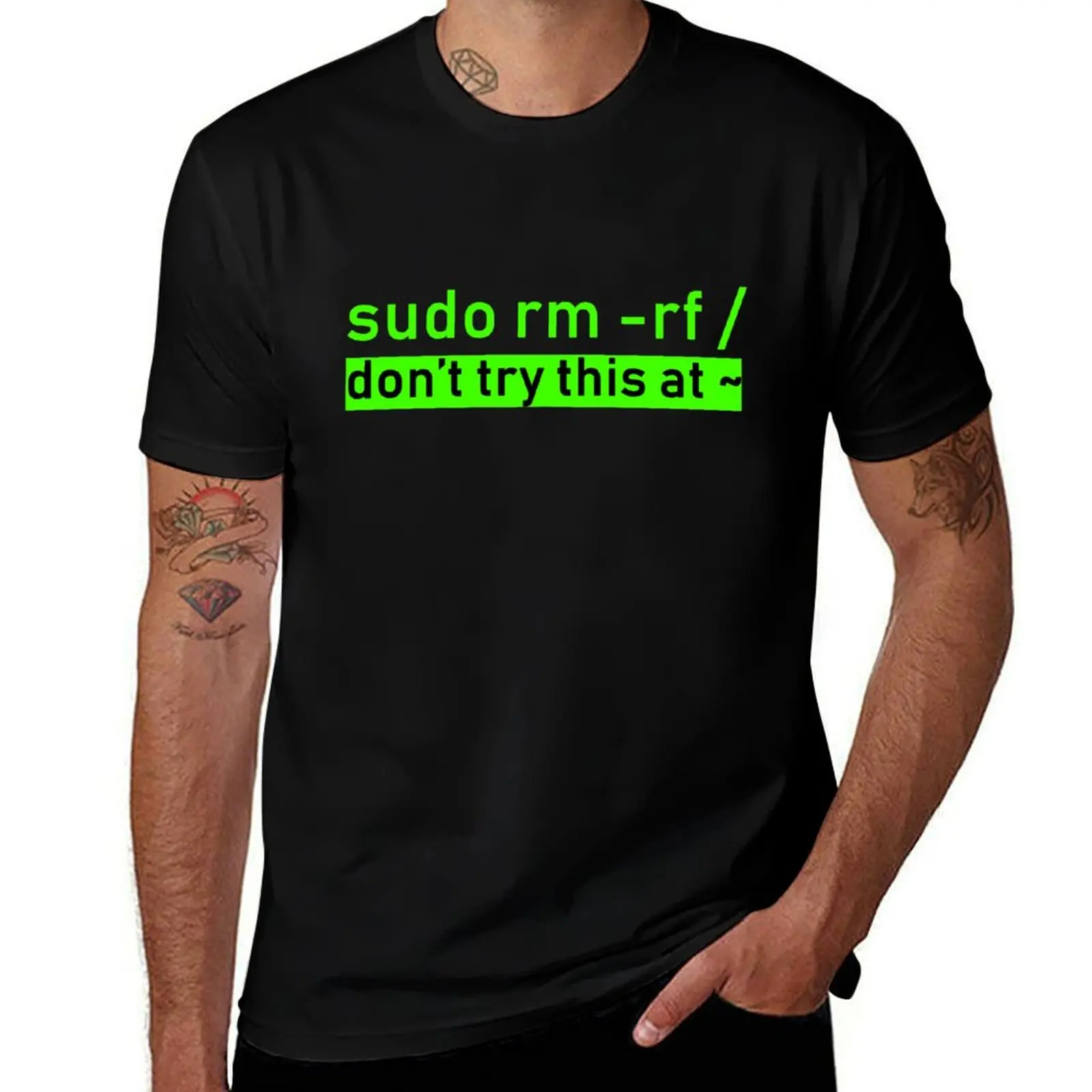 Sudo Remove Funny Programming T-Shirt Casual All Match Short Sleeve T-Shirt