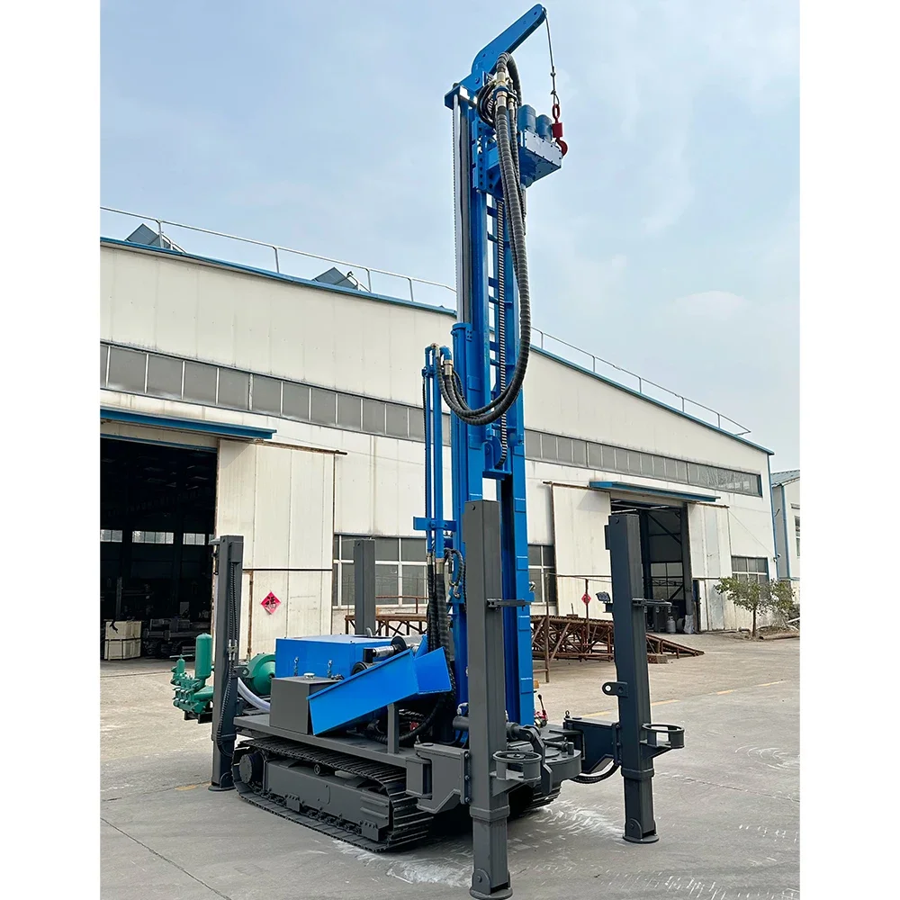Customized High-Performance SM300 Crawler Water Well Drilling Rig With Integrated Mud Pump
