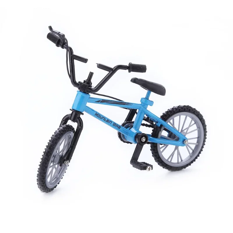 1:10 Alloy Bicycle Model Diecast Metal Finger Mountain bike Racing Toy Bend Road Simulation Collection Toys for Children Kids