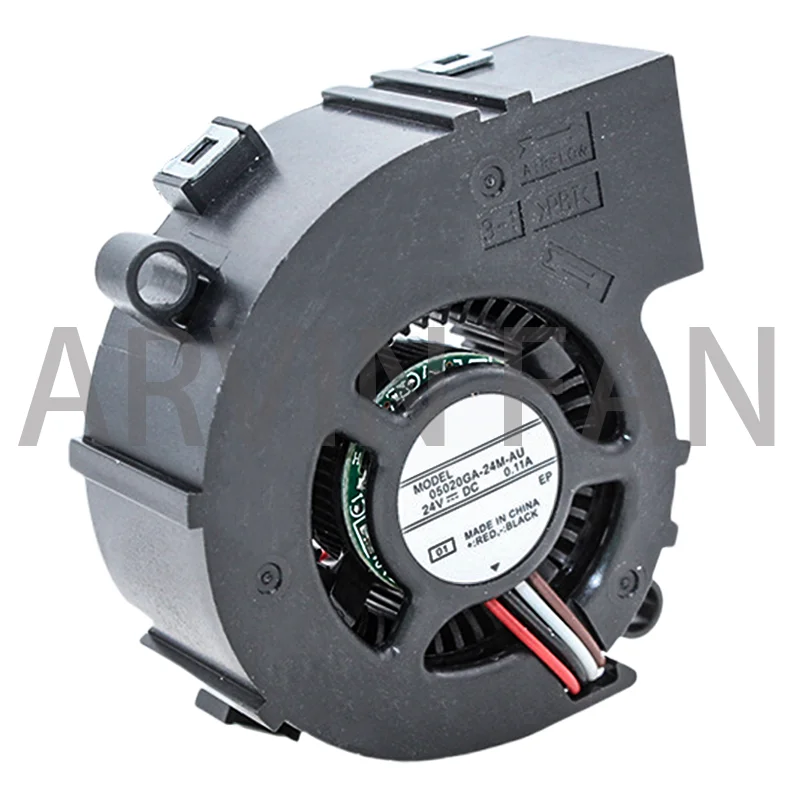 50mm Blower Fan 5020 DC 24V Double Ball 05020GA-24M-AU 5cm Printer Projector Centrifugal Turbine Fan